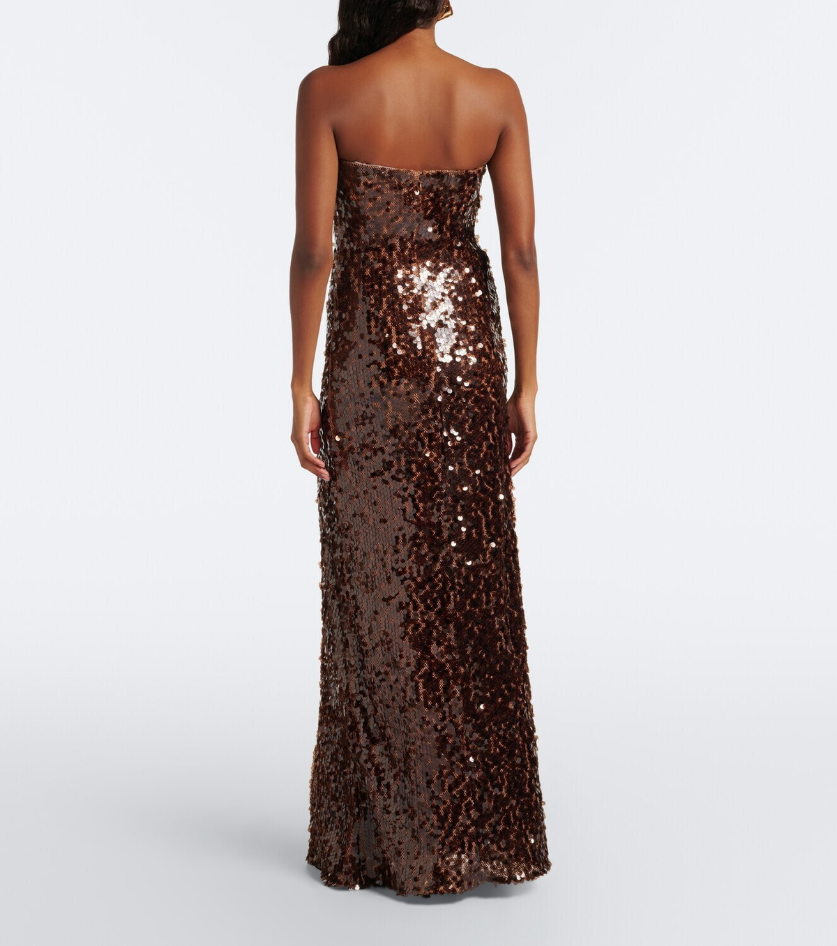 Christopher Esber Opaline sequined bustier gown