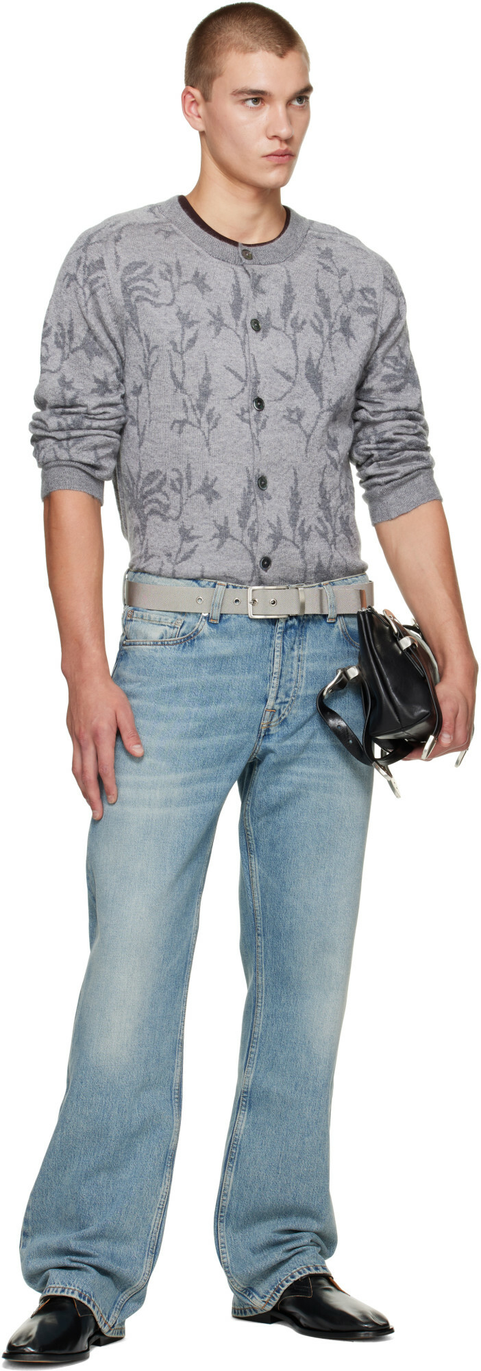 OUR LEGACY Gray True Cardigan