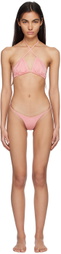 Blumarine SSENSE Exclusive Pink Bikini