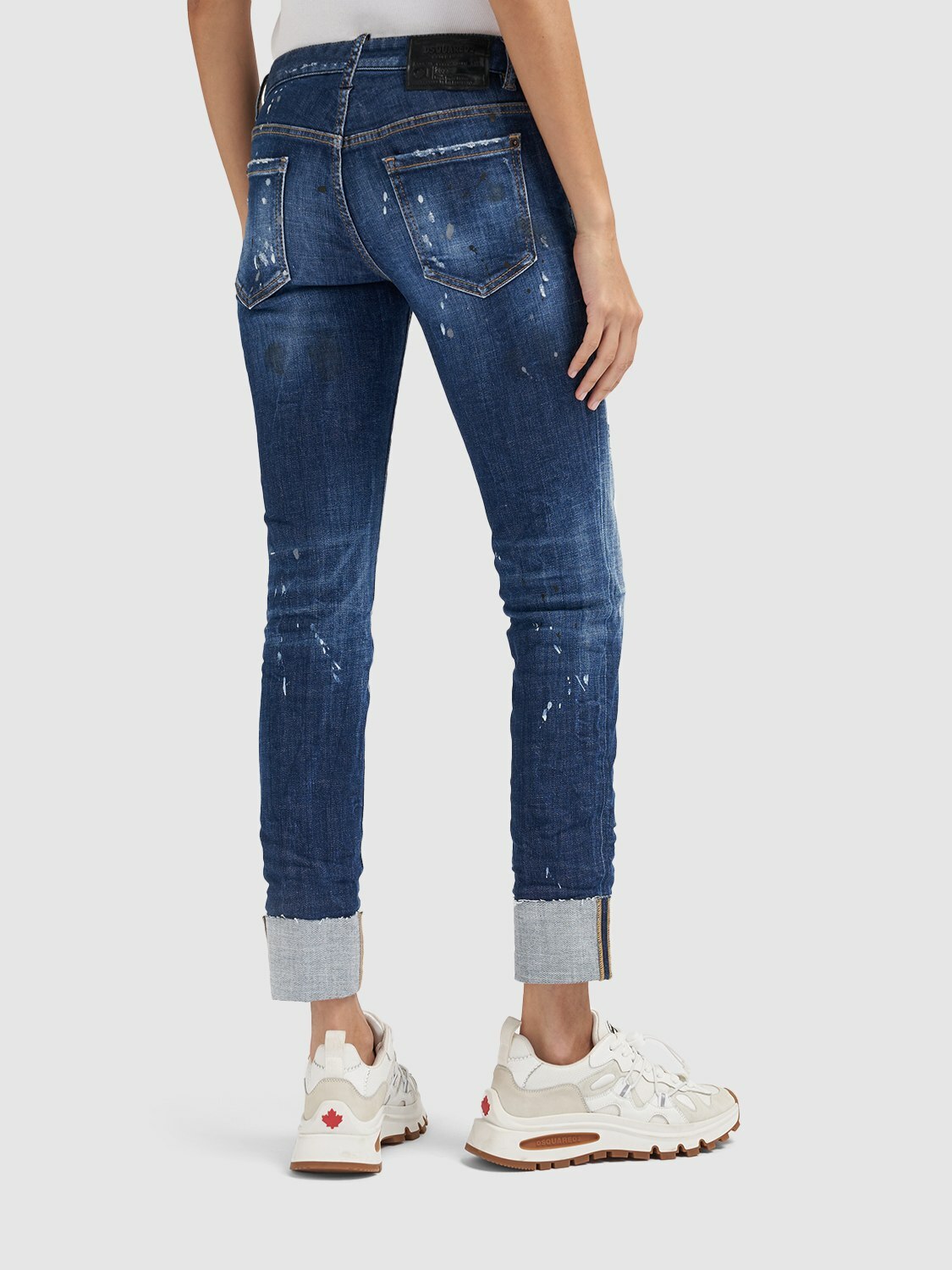 パンツ DSQUARED2 JEANS JENNIFER cropped 34 DSQUARED2 ディースクエアード ジーンズ Jennifer Cropped