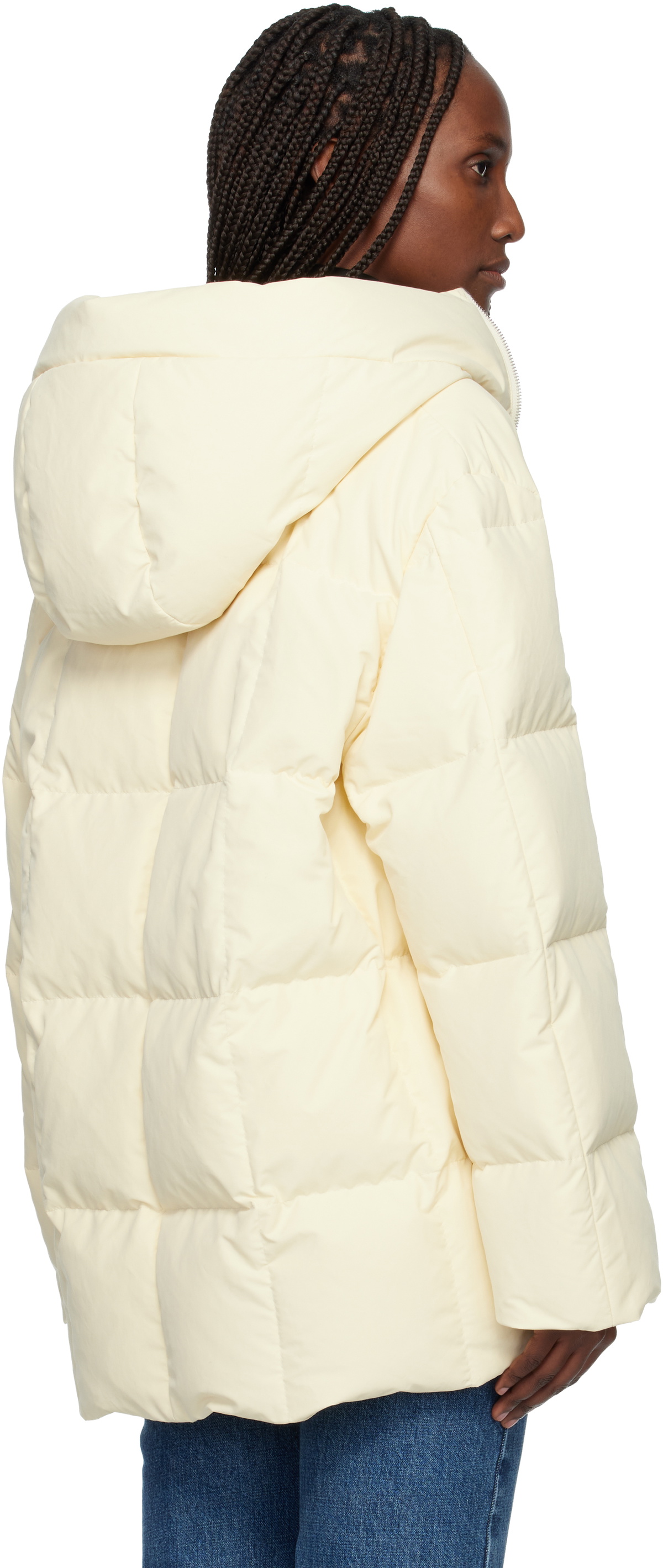 Jil Sander Off-White Quilted Down Jacket Jil Sander