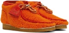 Moncler Genius 2 Moncler 1952 Orange Clarks Edition Wallabee Boots