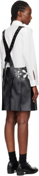 Noir Kei Ninomiya Black Petal Midi Dress