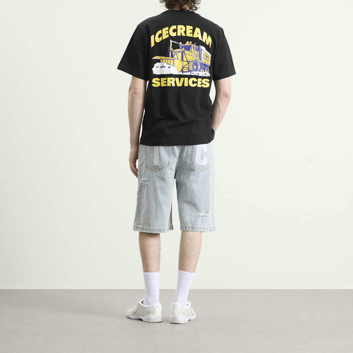 ICECREAM Men's IC Services T-Shirt in Black