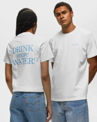 Sporty & Rich New Drink Water T Shirt White - Mens - Shortsleeves