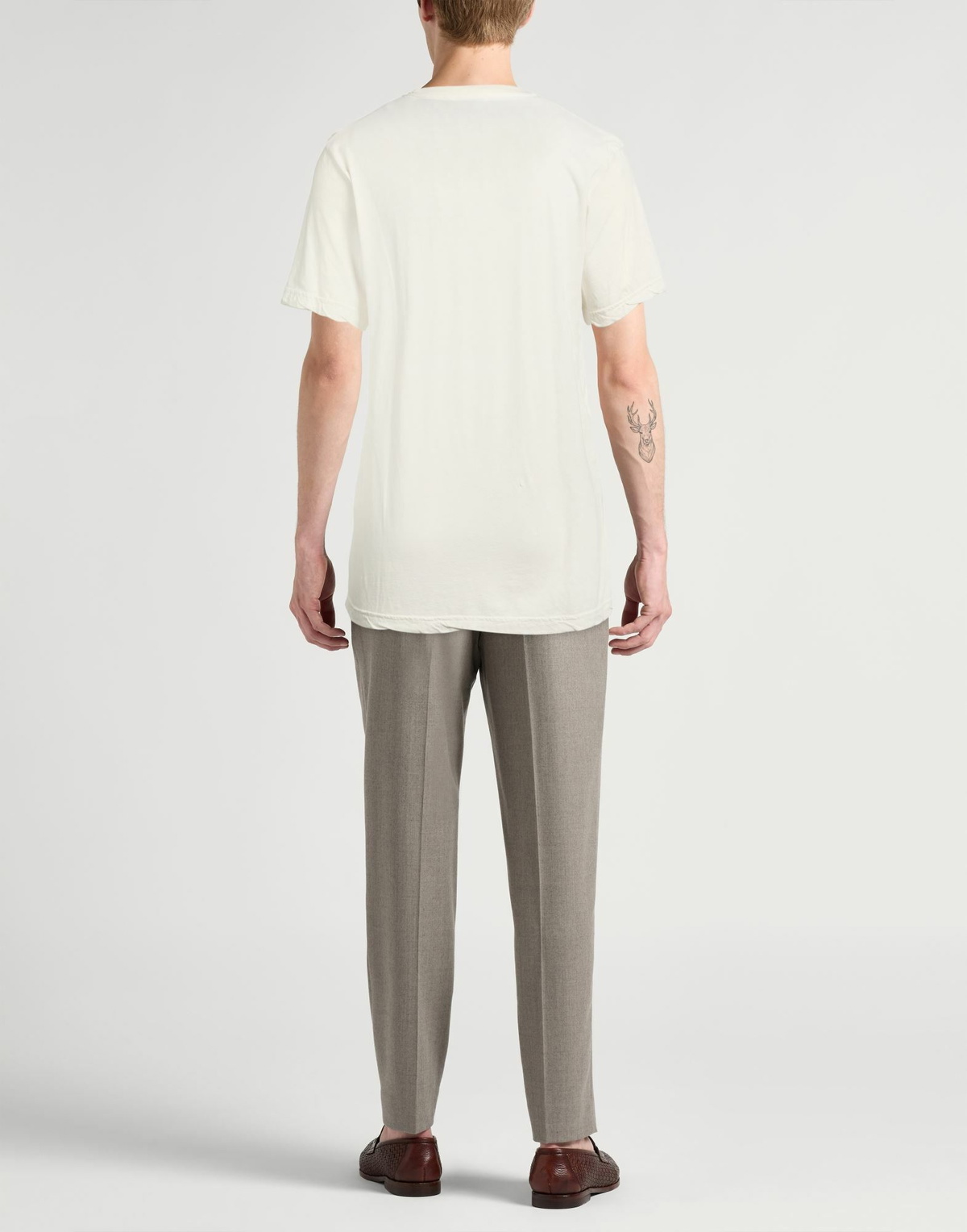 Crossley Mens T-shirt in Off white
