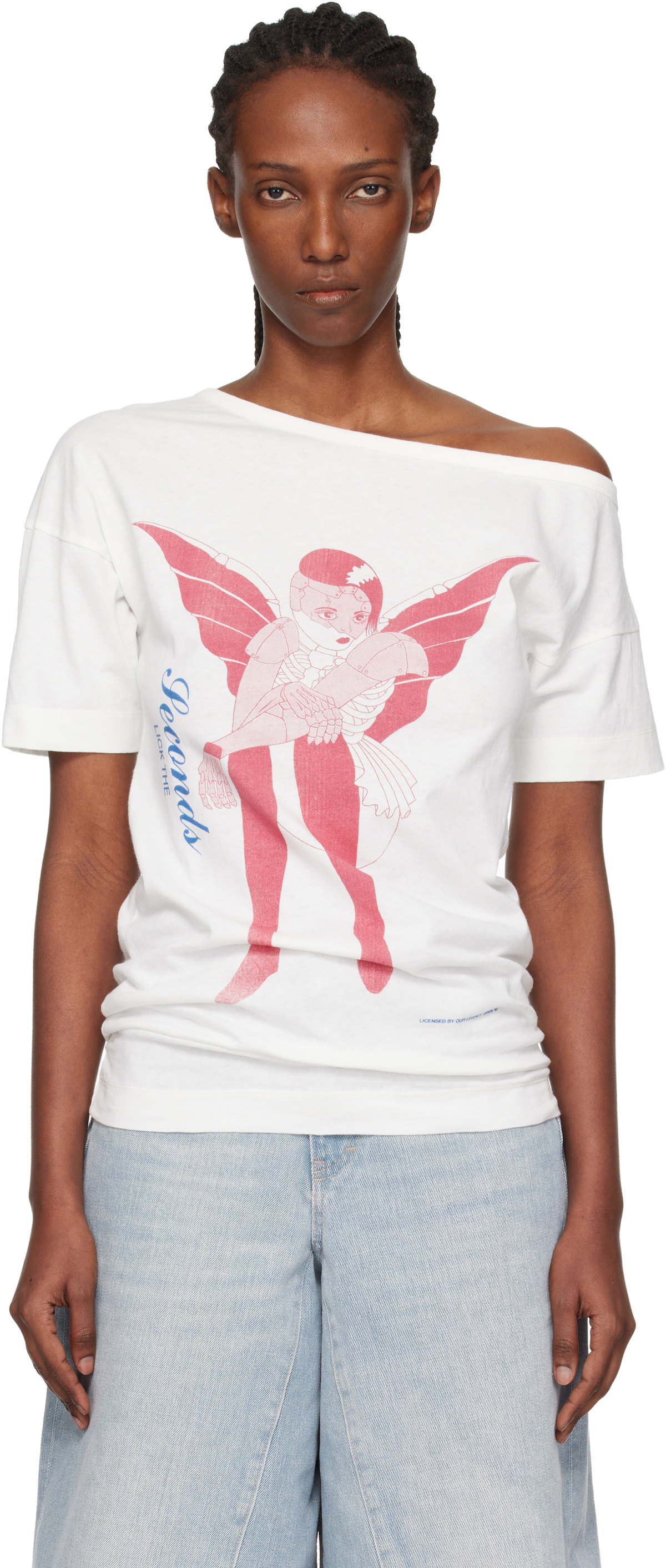 OUR LEGACY Off-White Slant T-shirt