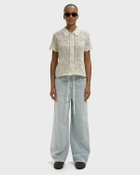 SUSANNA FLORAL CROCHET SHIRT