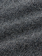Bogner - Lennard Slim-Fit Ribbed Cotton and Linen-Blend Half-Zip Sweater - Gray