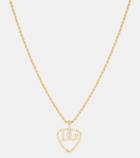 Dolce&Gabbana DG embellished gold-plated necklace