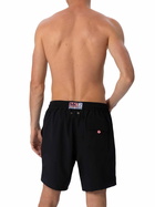 MC2 Saint Barth Black Classic Stretch Comfort Swim Shorts