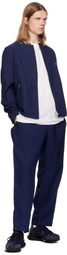 Y-3 Blue Sport Uniform 3 Stripes Sweatpants