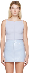Courrèges Purple Swallow Tank Top