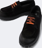 Prada Suede boat shoes