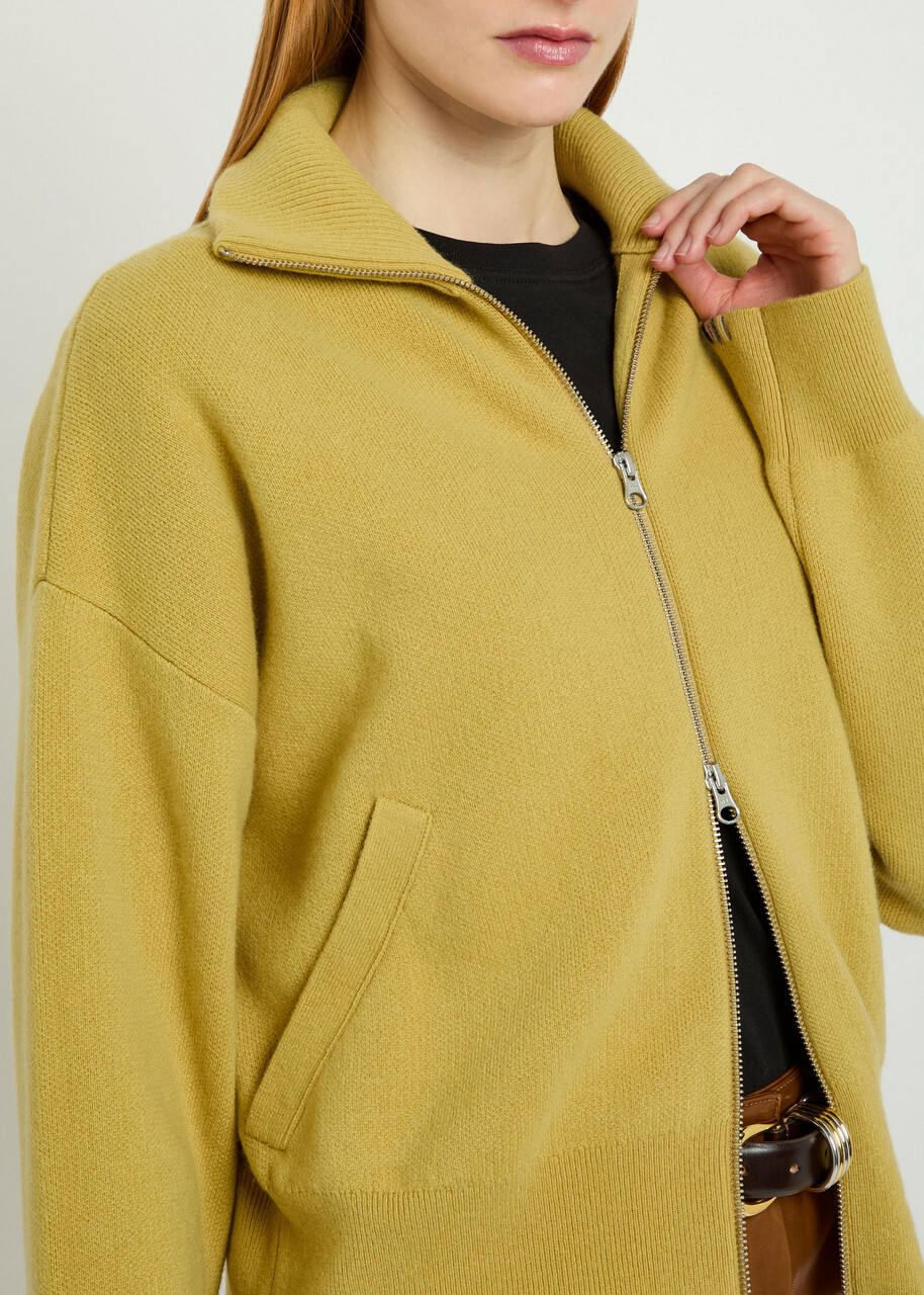 Extreme Cashmere N°385 Xtra Cute Cashmere Cardigan - Yellow - One Size