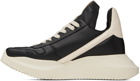 Rick Owens Black Porterville Geth Runner Sneakers