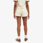 GCDS Women's Logo Sweatshorts in Off White
