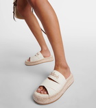 Chloé Mila canvas espadrilles