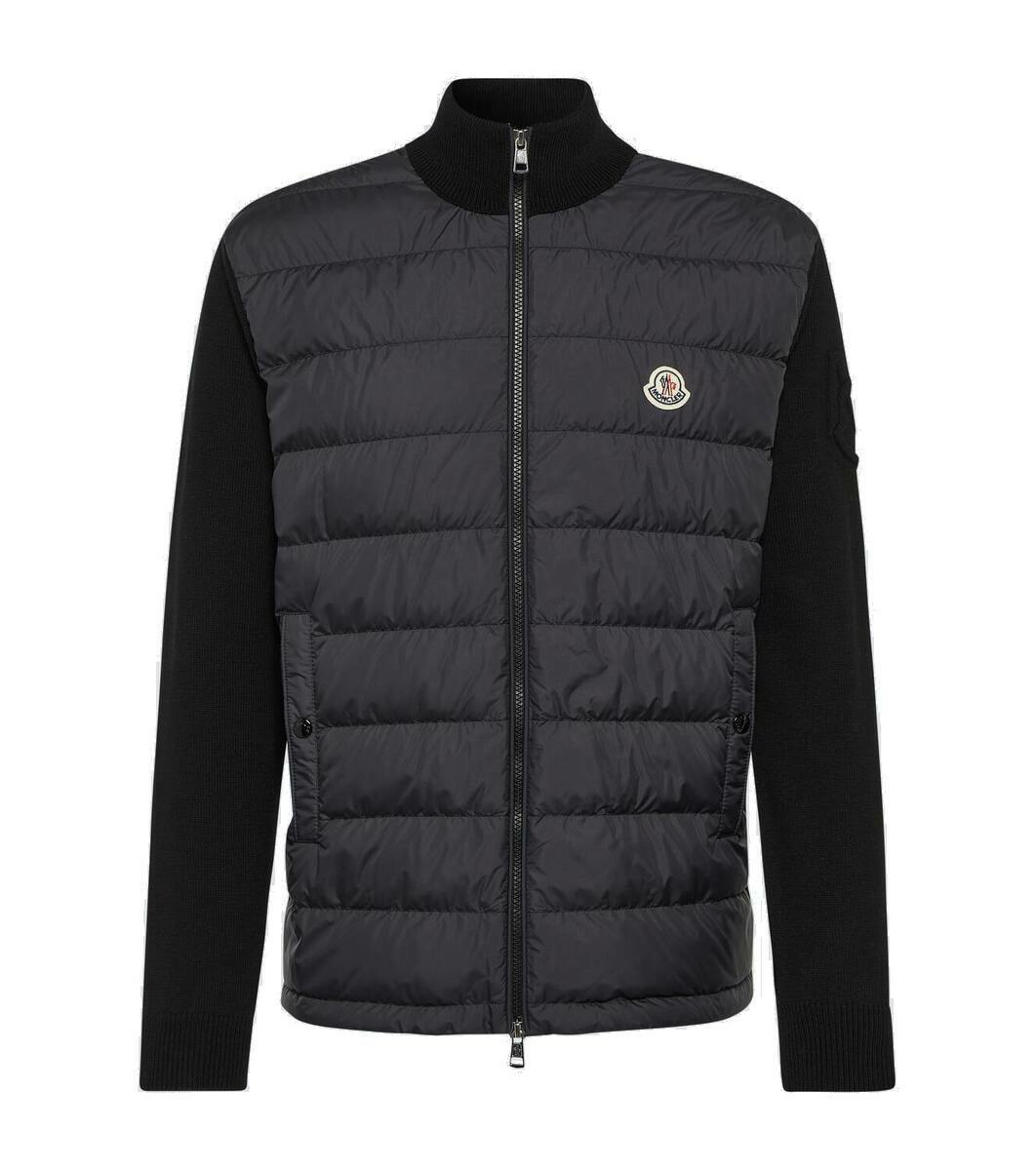 Moncler Down-paneled cotton jacket Moncler