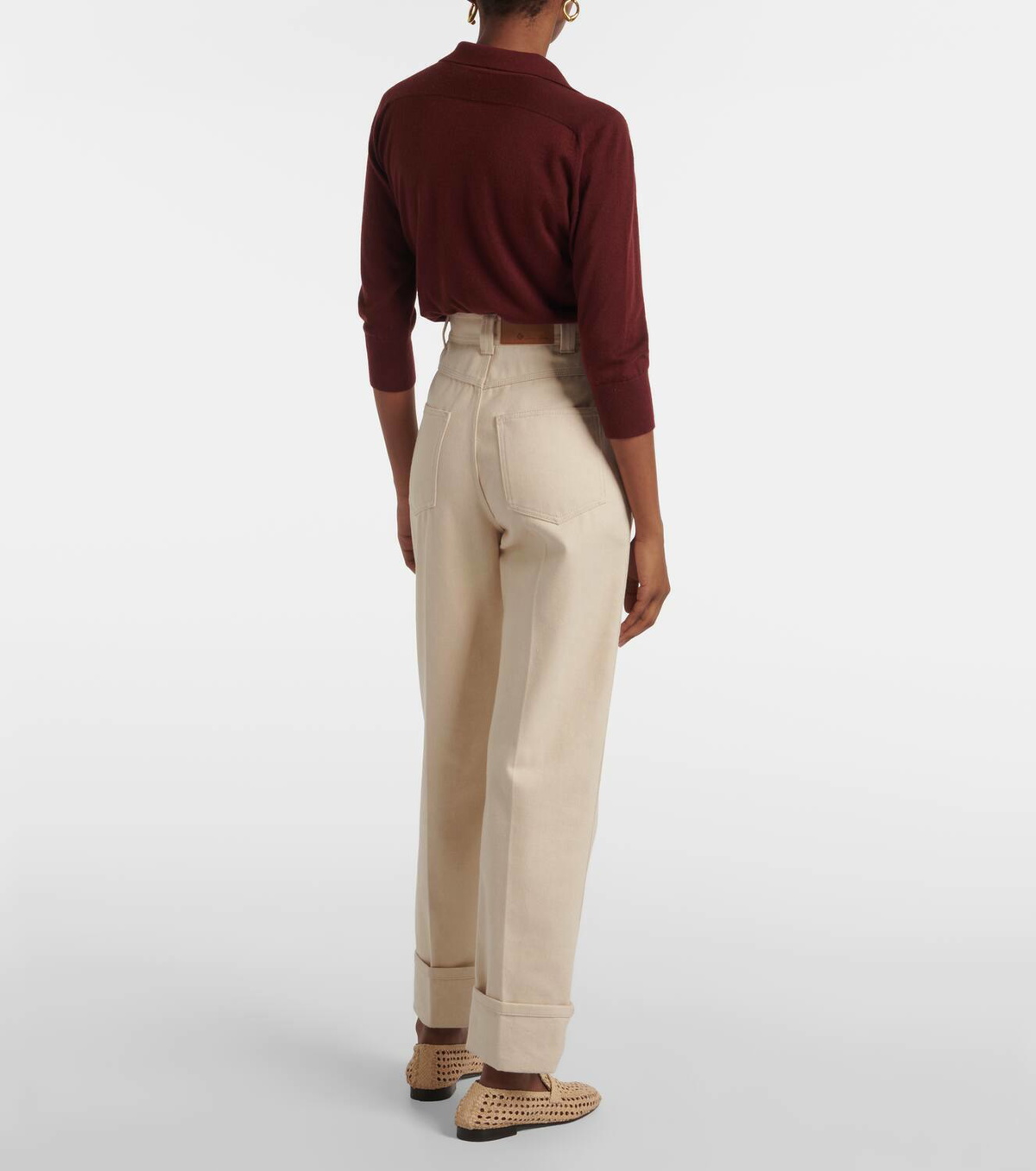 Loro Piana Garey high-rise straight jeans