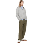 Polo Ralph Lauren White Bedford Leather-Suede Sneakers