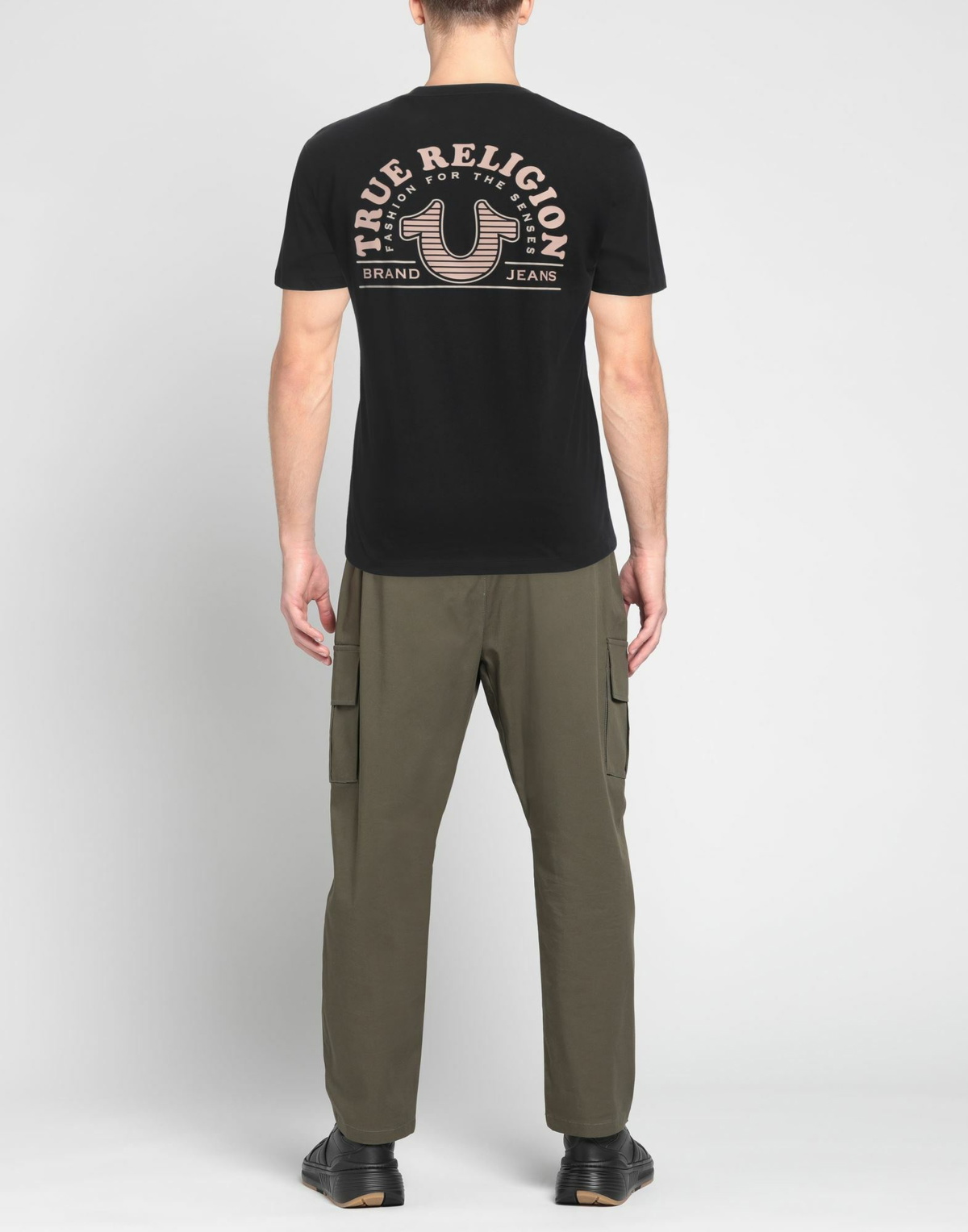 True Religion Mens T-shirt in Black