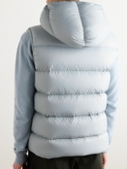 Rick Owens - Quilted Nylon Hooded Down Gilet - Blue
