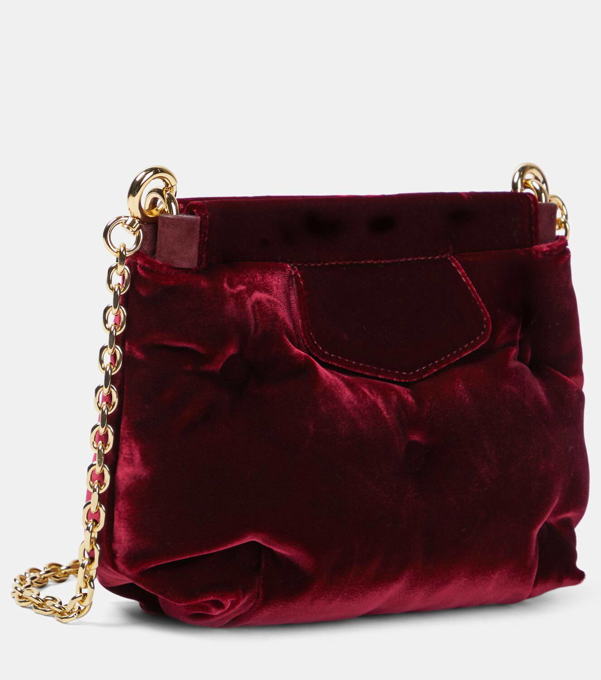 Maison Margiela Glam Slam Red Carpet Mini velvet clutch