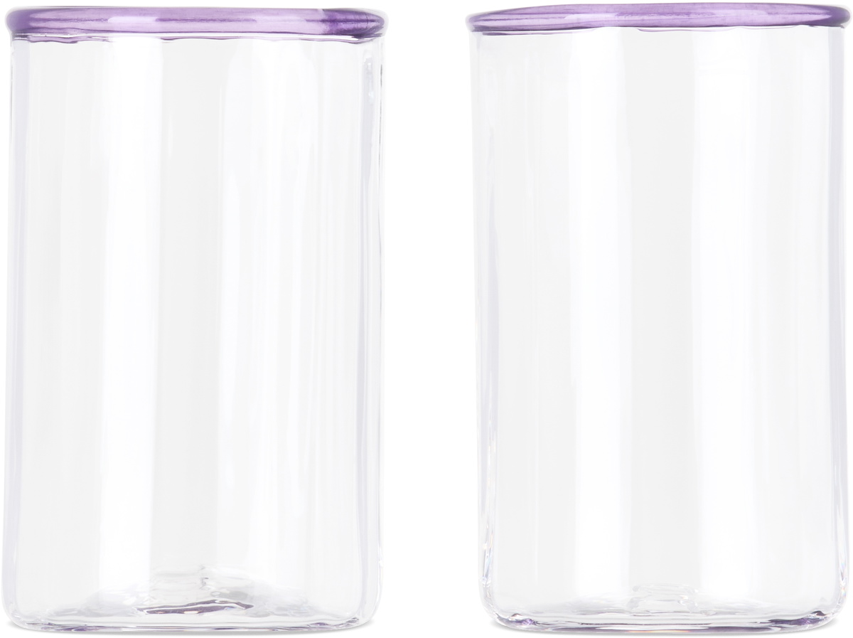 Akua Objects Purple Small Peter Glass Set