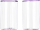 Akua Objects Purple Small Peter Glass Set