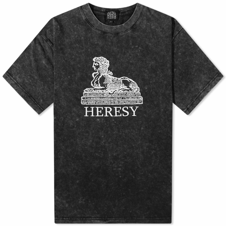 Photo: Heresy Men's Godhead T-Shirt in Washed Black