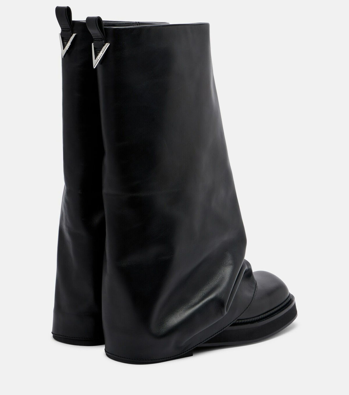 The Attico Robin leather combat boots