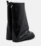 The Attico Robin leather combat boots