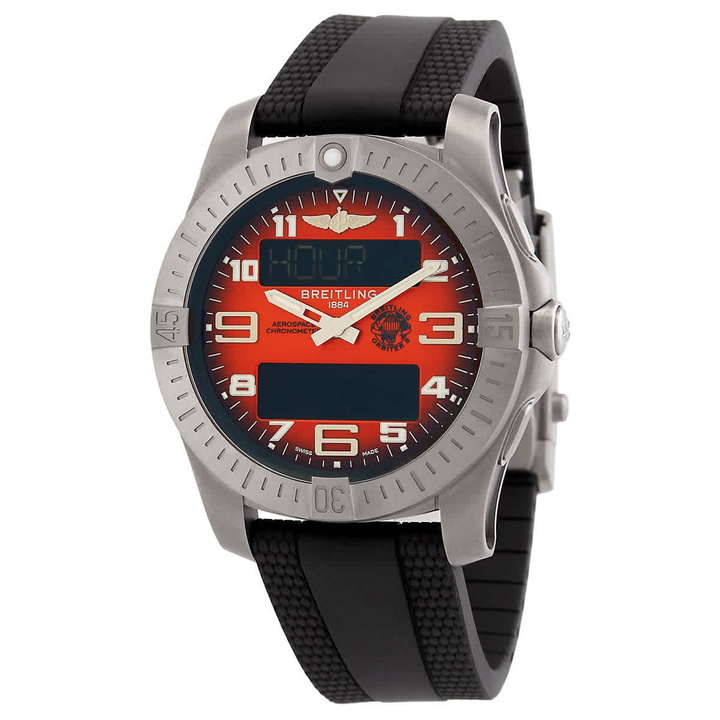 Photo: Breitling Aerospace Quartz Analog-Digital Mens Watch EB70101A1O1S1