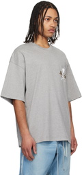 mastermind JAPAN Gray Boxy Prosperity T-shirt