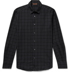 Barena - Coppi Slim-Fit Checked Cotton Shirt - Blue