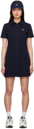 Lacoste Navy Collared Mini Dress