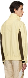 Kijun SSENSE Exclusive Yellow & Brown Oasis Shell Jacket