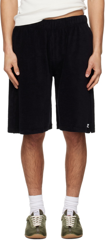Photo: Courrèges Black Spongy Sports Shorts