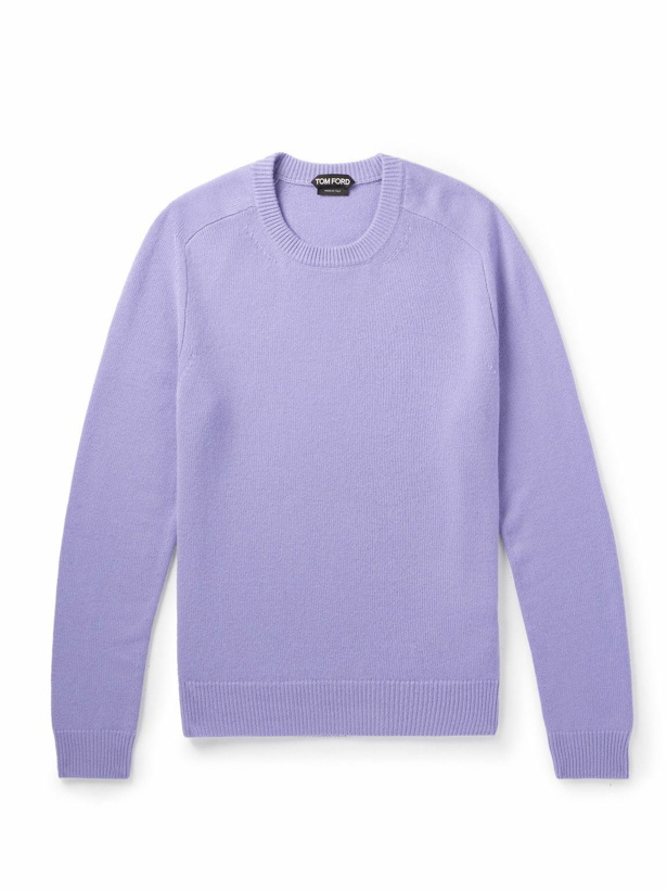 Photo: TOM FORD - Cashmere Sweater - Purple