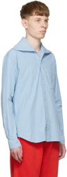 Stefan Cooke Blue Cotton Shirt