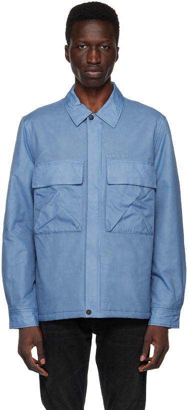 Photo: PS by Paul Smith Blue Insulated Jacket