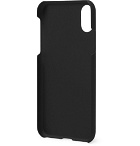 Off-White - Logo-Print iPhone X Case - Black