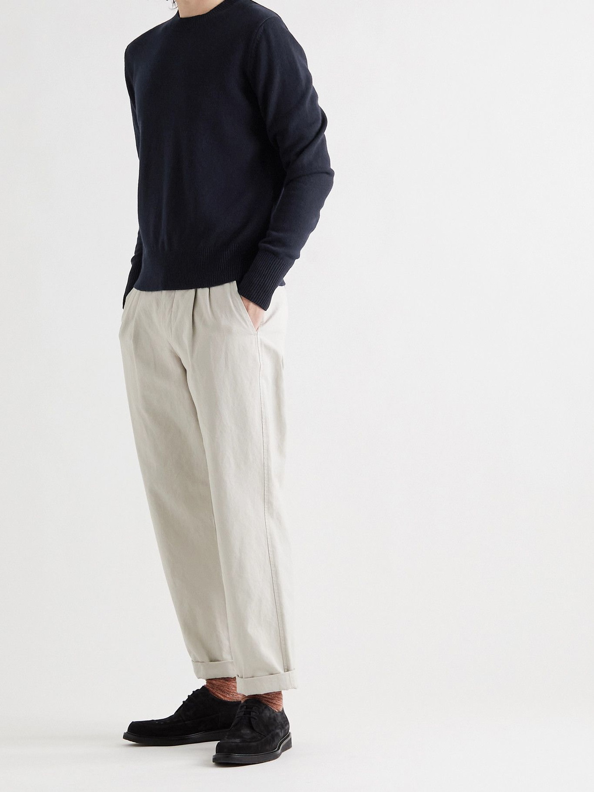 STUDIO NICHOLSON - Sorello Wool Sweater - Blue Studio Nicholson