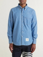 Thom Browne - Denim-Effect Cotton Shirt - Blue