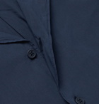 Orlebar Brown - Travis Camp-Collar Cotton-Poplin Shirt - Blue