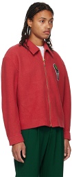 Late Checkout Red Zip Jacket