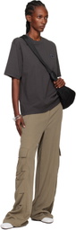 Stone Island Gray 2100025 Combed Organic Cotton Jersey T-shirt