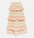 Zimmermann - Clover crochet cotton midi skirt