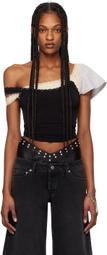 ALL-IN Black Double Tank Top